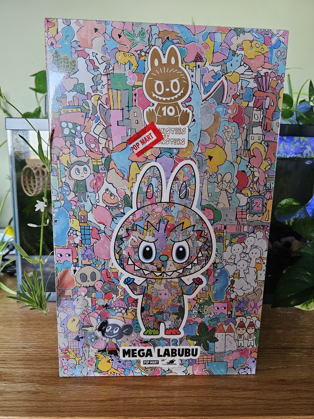 POP MART Mega Labubu Colorful Bunny Designer Figure